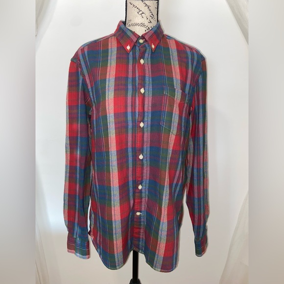 H&M Regular Fit Plaid Button Down Shirt - Picture 4 of 16